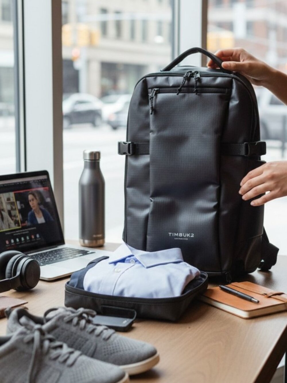 Timbuk2 Wingman Style Travel Backpack Laptop Overnight Carry On Bag